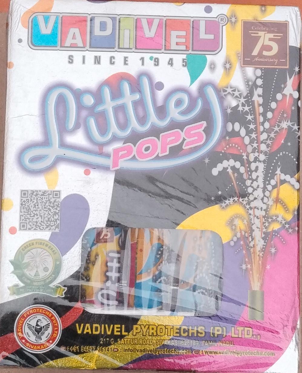 inba Crackers LITTLE POPS Dynamic Fountain